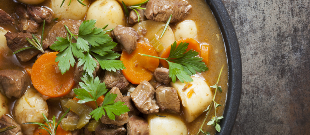 BEER BRAISED IRISH STEW & COLCANNON