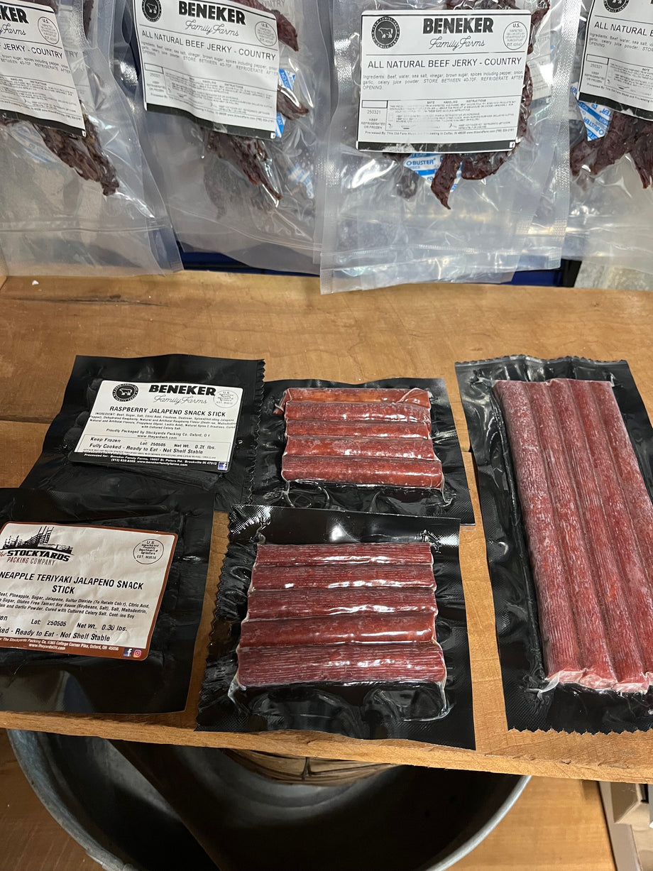 Raspberry Jalapeno Snack Sticks – Beneker Family Farms